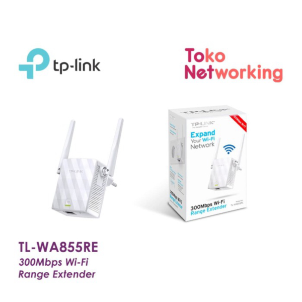 Promo TP-LINK TL-WA855RE 300Mbps Wi-Fi Range Extender WA855RE 855RE 855 - WA855RE Limited