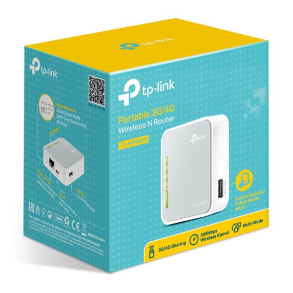 Unik TP-LINK TL-MR3020 Portable 3G/4G Wireless N Router TPLINK MR3020 3020 Limited