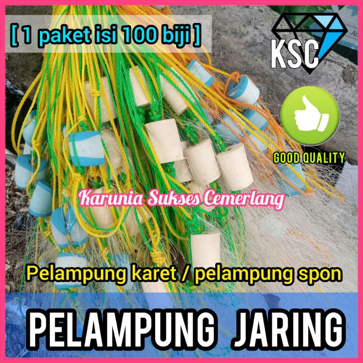 Hemat Harga  PELAMPUNG JARING ISI 1 PELAMPUNG KARET  PELAMPUNG SPON  PELAMPUNG SENDAL  PERLENGKAPAN 