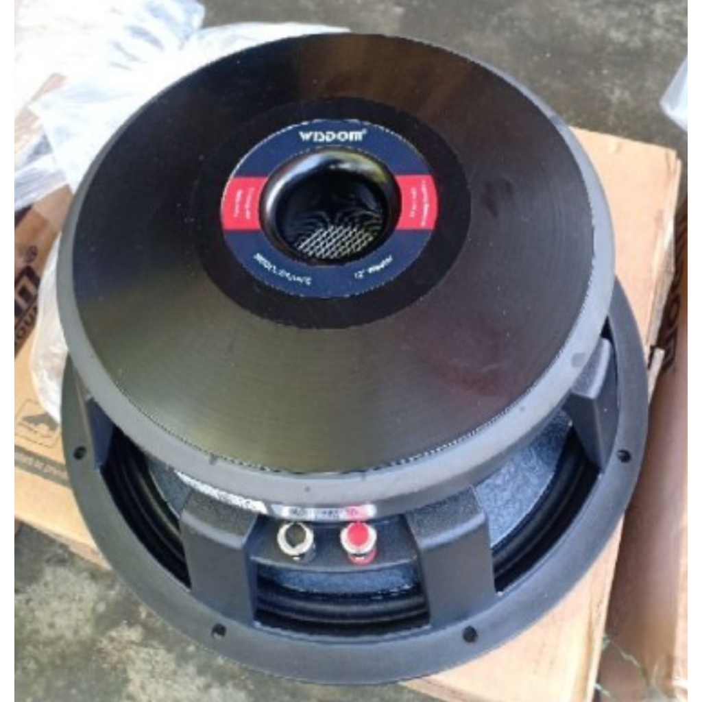 (FREE PETI KAYU) Speaker WISDOM 12 inch D12-4FC / D12 4FC Original