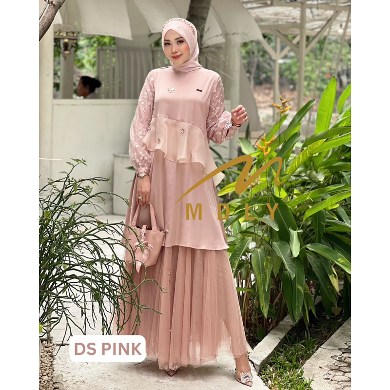 RAUDAH TUNIK MDLY | NADIRA LUX TUNIK MDLY | TUNIK PESTA WANITA TERBARU