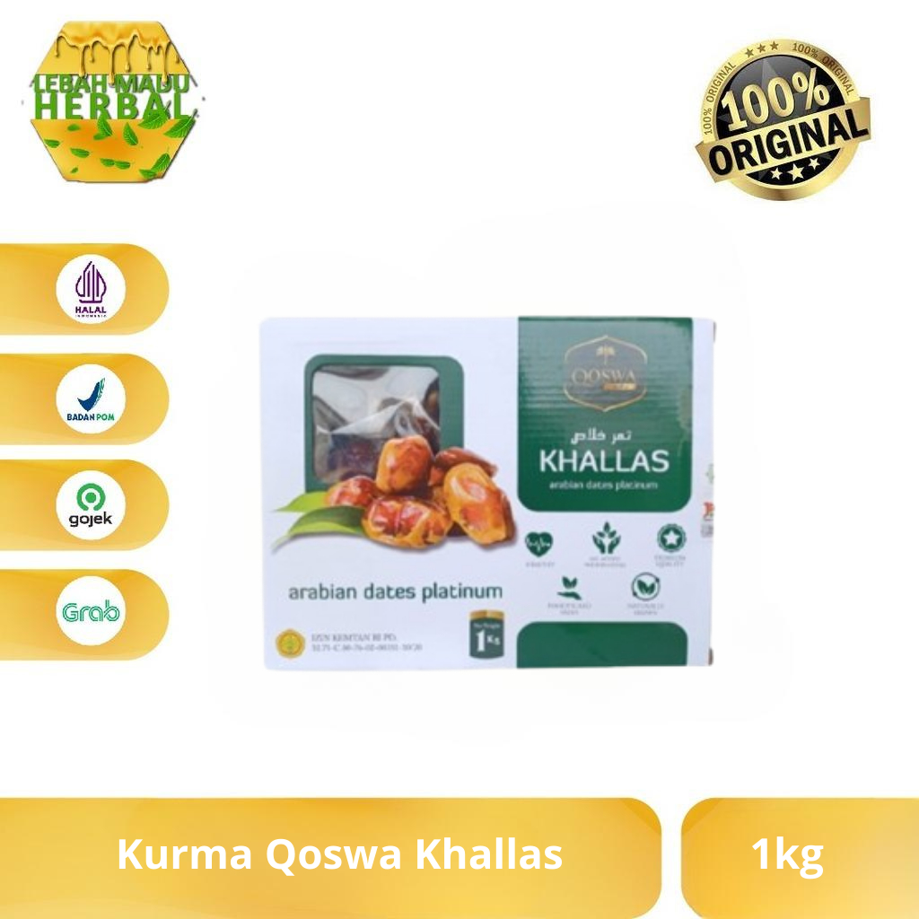 Kurma Khallas Qoswa -  Humaira Kholas Qoswa 1 Kg