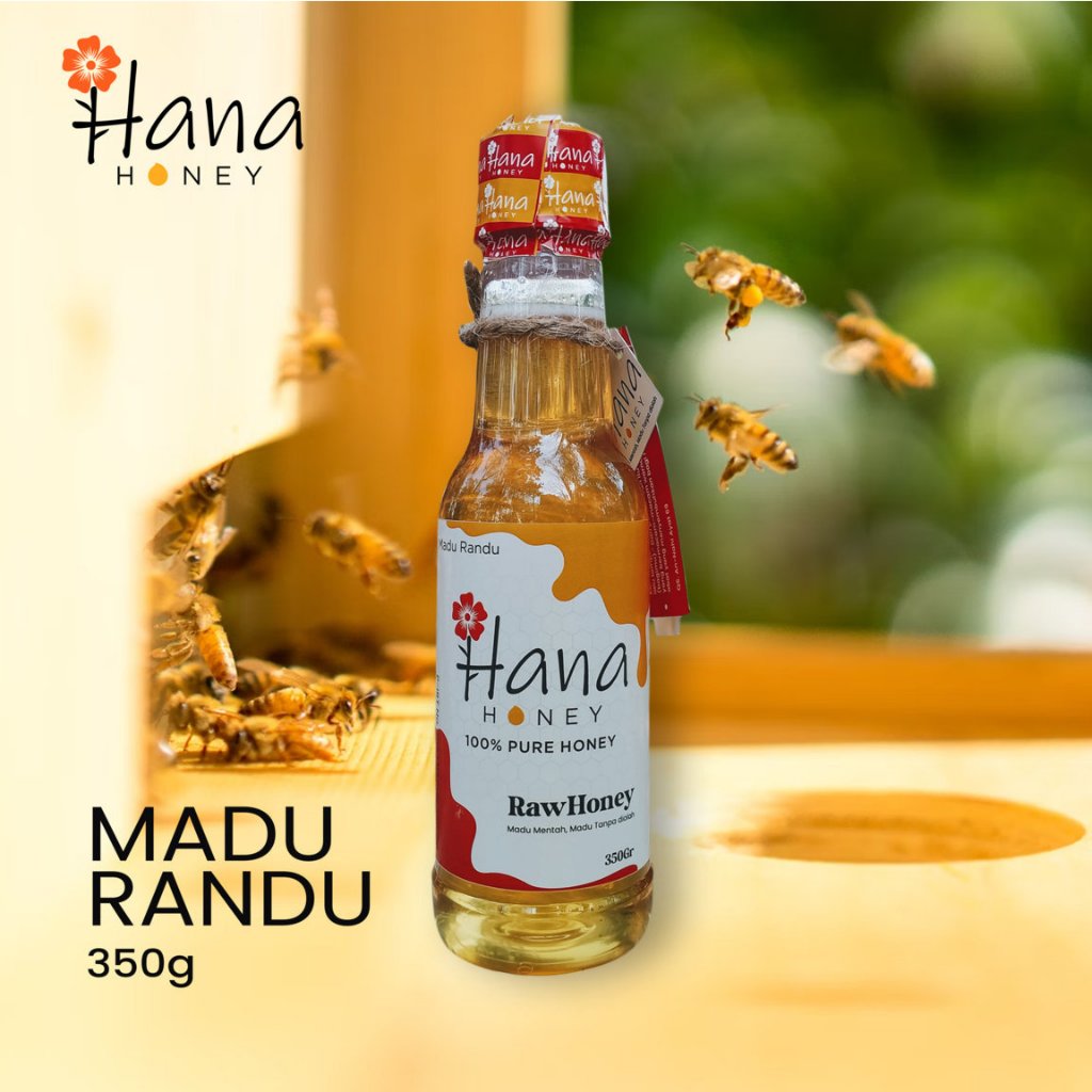 

Madu Mentah 350g Raw Honey Hana Honey Madu Randu Madu Murni Madu Kesehatan