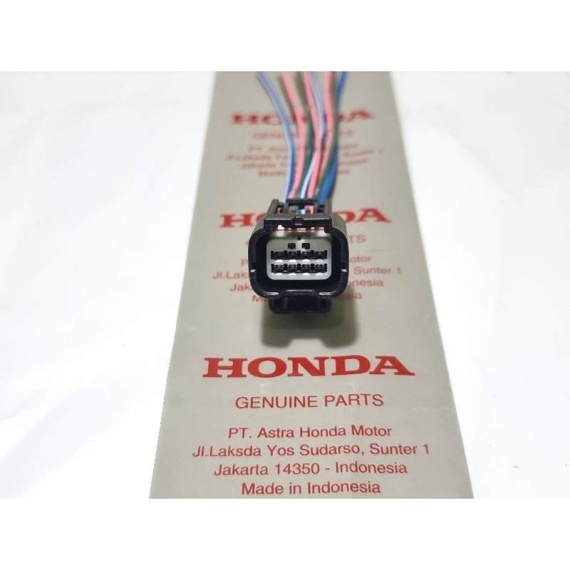 SOKET KABEL LAMPU DEPAN PIN 8 FI HONDA VARIO 125 PCX 150 LED 8 PIN