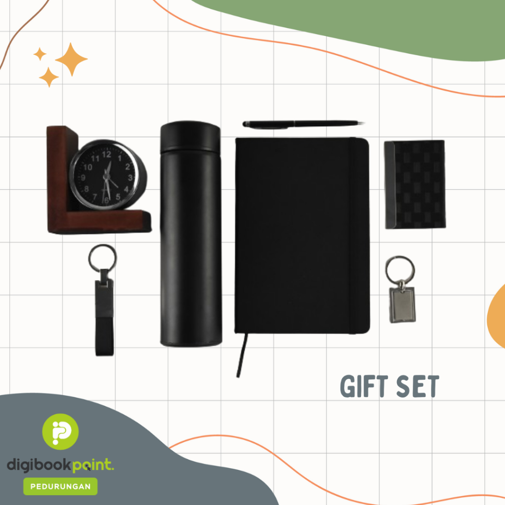 

Gift Set Corporate Hampers Paket Notebook & Flashdisk Custom - Satuan