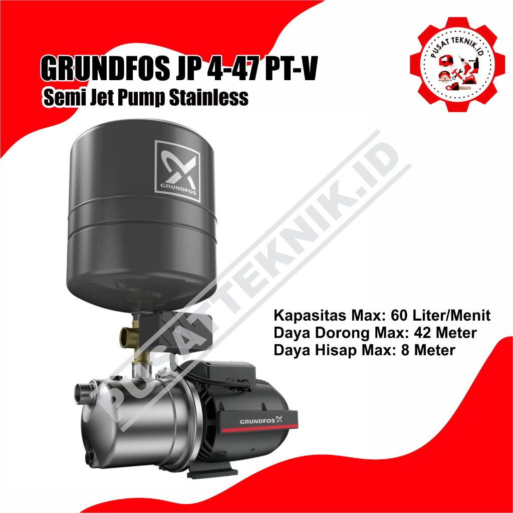 POMPA GRUNDFOS JPD 4-47 GRUNDFOS BASIC JD 3 JETPUMP GRUNDFOS JET PUMP POMPA SUMUR DALAM