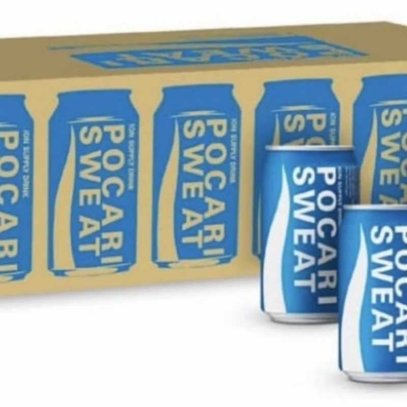 

Pocari sweat kaleng 330 ml 1 dus isi 24 kaleng