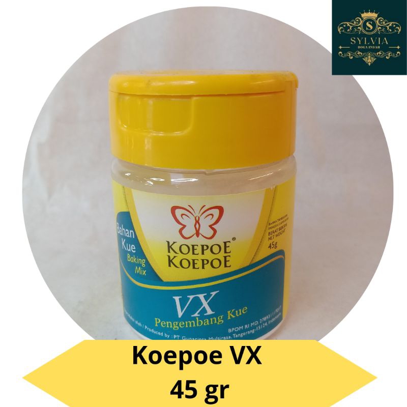 

Koepoe Kupu Kupu VX Pengembang Kue 45 gr