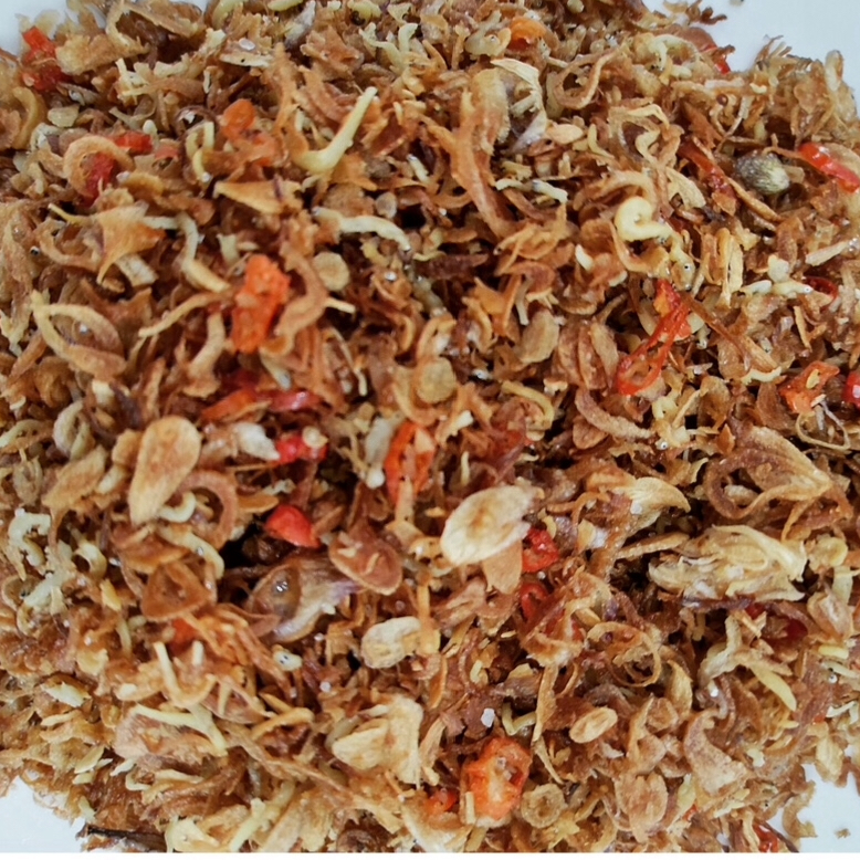 

TERI BAWANG GORENG CABE RAWIT 25GR /TANPA PENGAWET