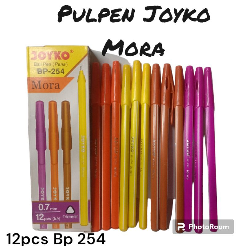 

PULPEN JOYKO MORA BP-254 ISI 12PCS BALLPEN /PENA/BOLLPOINT