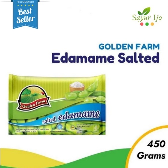 

Golden Farm Edamame Salted 450 Gram Fresh Frozen Kacang Jepang Segar