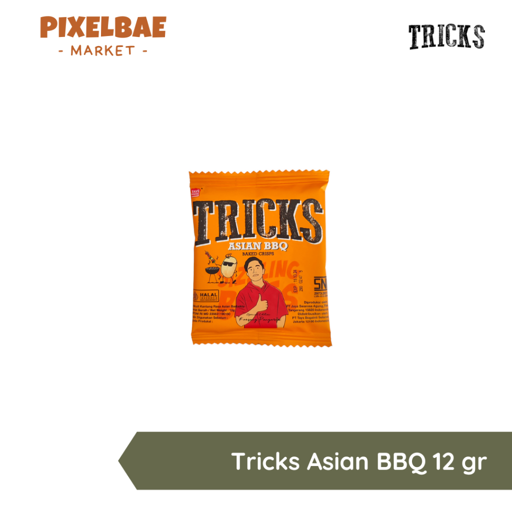 

TRICKS BAKED CHIPS RASA ASIAN BBQ 12 GR