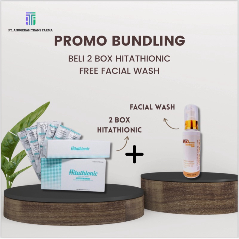 Hitathionic Promo Bundling (2 box Hitathionic + 1 Facial wash SGDERMA)