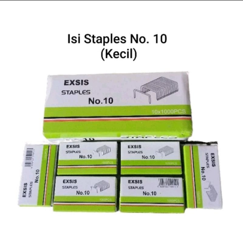

ISI STAPLES KECIL NO 10