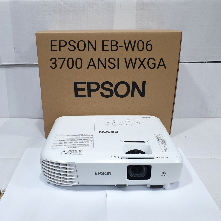 PROJECTOR EPSON EB-W06 WXGA 3700 ANSI EPSON EB-W06 WXGA1280x800