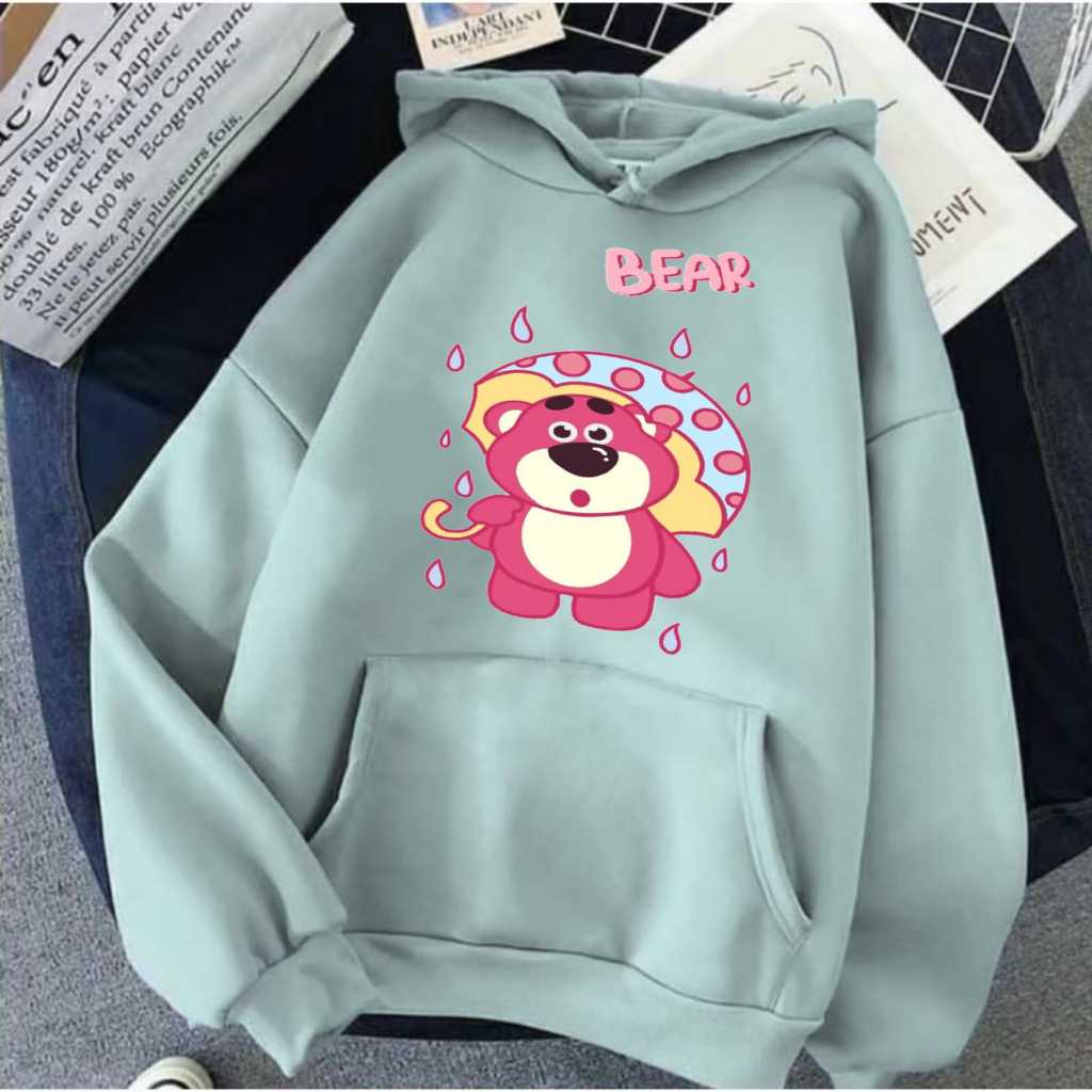 Sweater Hoodie Anak Laki Laki & Perempuan Keren Lotso Gemoy Hudi Unisex Bahan Katun Usia 5 6 7 8 9 1