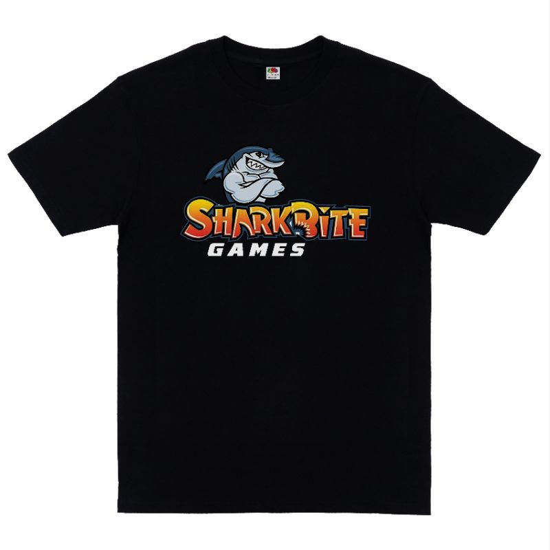 sharkbite Games - kaos logo sharkbite games / kaos pria wanita/ kaos sharkbite logo