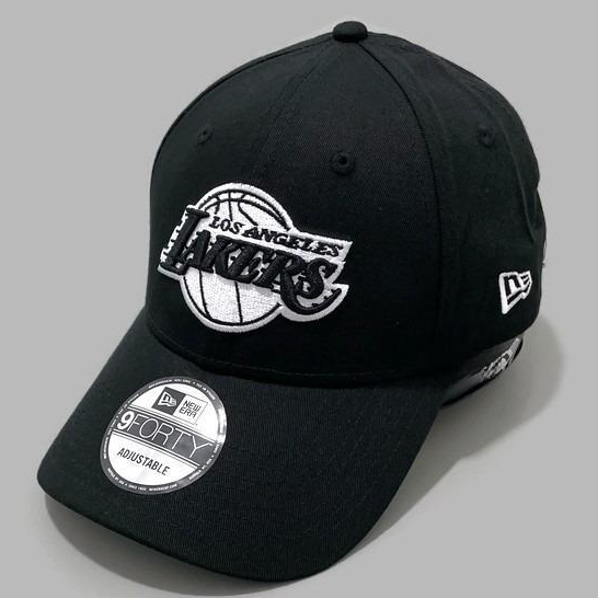TOPI NEW ERA ORIGINAL LOS ANGELES LAKERS BLACK WHITE