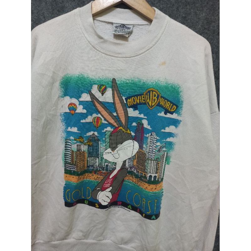 vintage 90s looney tunes warner bros sweatshirt