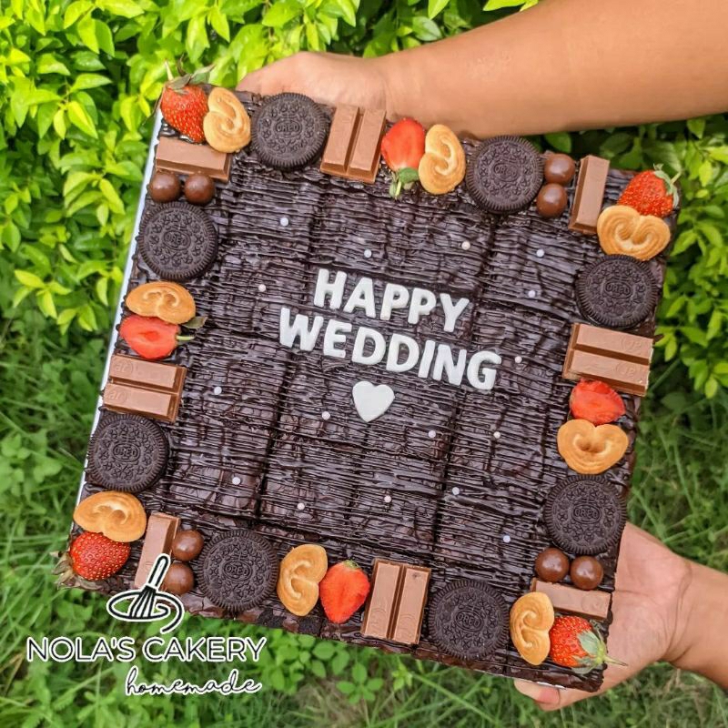 

Fudgy brownies Jumbo ukuran 30x30