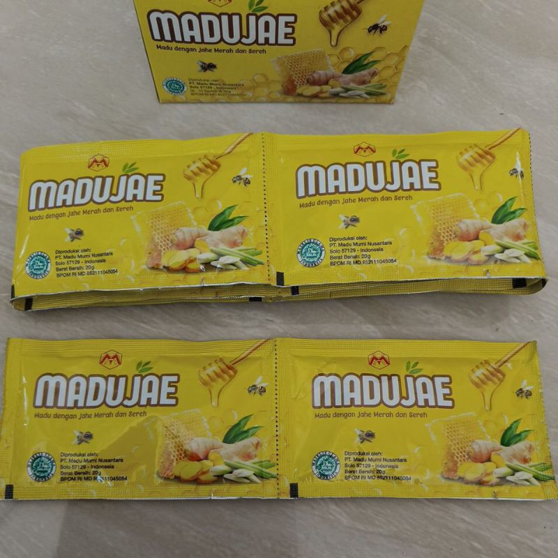 

MADUJAE Madu dengan jahe dan sereh 20g