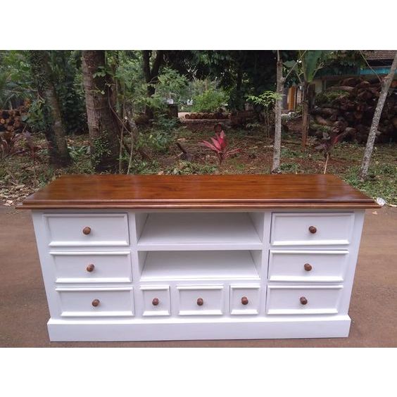 bufet tv minimalis duco / bufet tv minimalis jati solid / kabinet tv minimalis