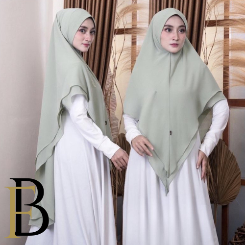 HIJAB KHIMAR 2 LAYER LILAC CERUTY BABYDOLL PREMIUM HIJAB KHIMAR 2 LAYER LILAC CERUTY BABYDOLL PREMIU