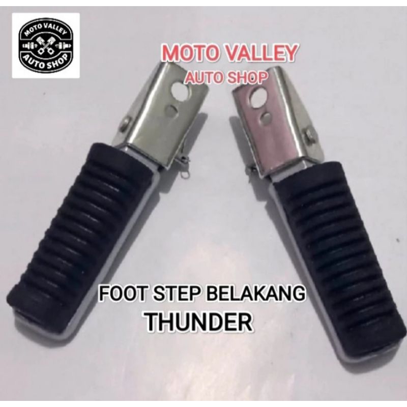 Karet step foot step belakang untuk motor Suzuki Thunder 125