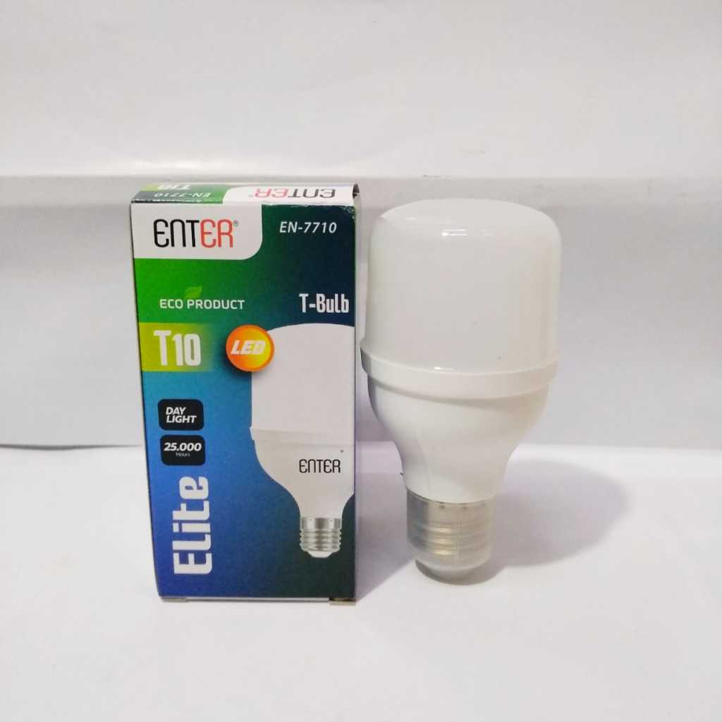 Lampu LED T-Bulb Enter Elite lampu bohlam 10 Watt