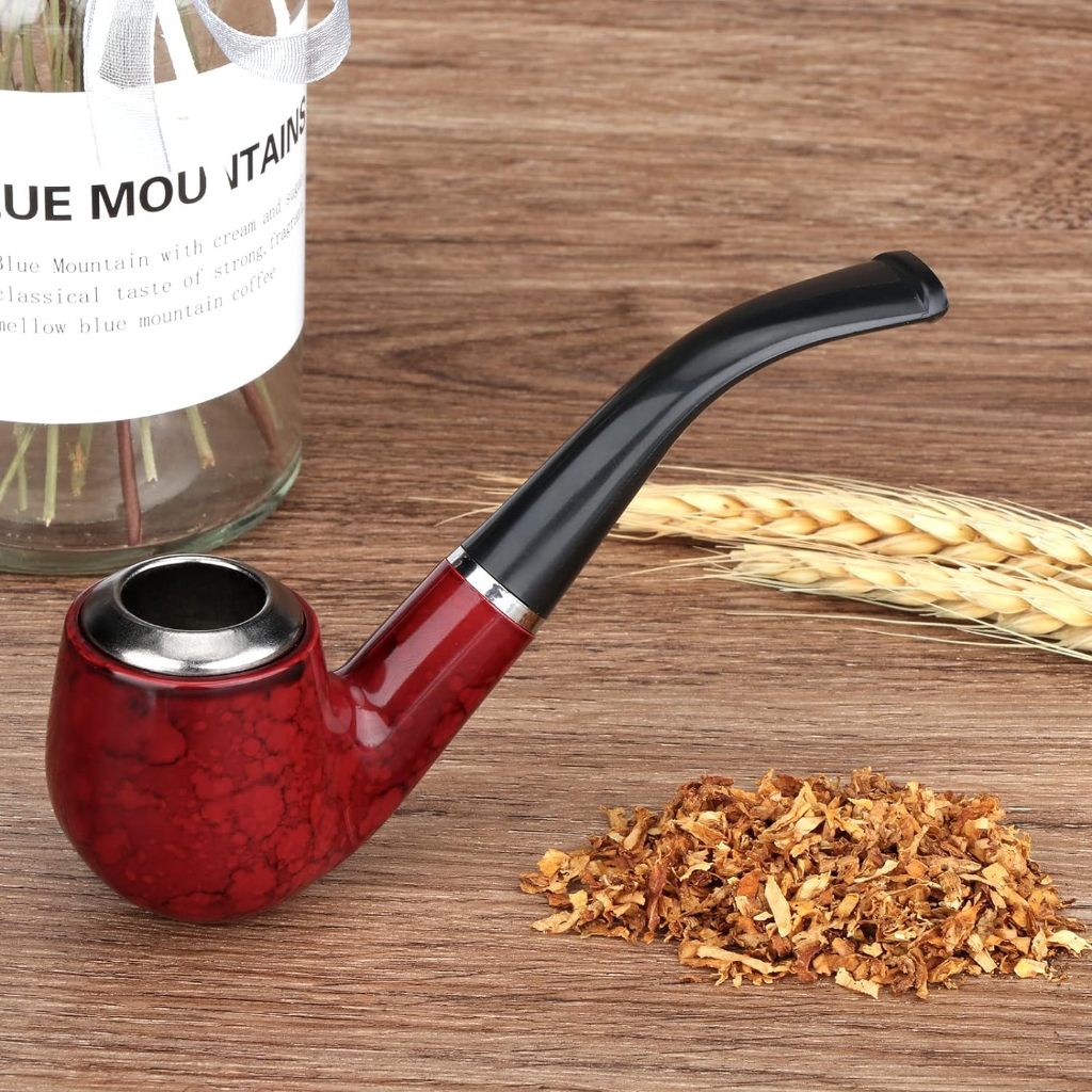 Boxin Pipa Rokok Motif Kayu Smoking Tobacco Pipes - ZF808 | Cerutu Roko Desain Klasik Elegan Pakai F