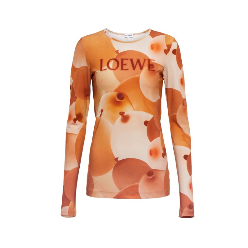 Loewe printed jersey top [ LOEWE ]