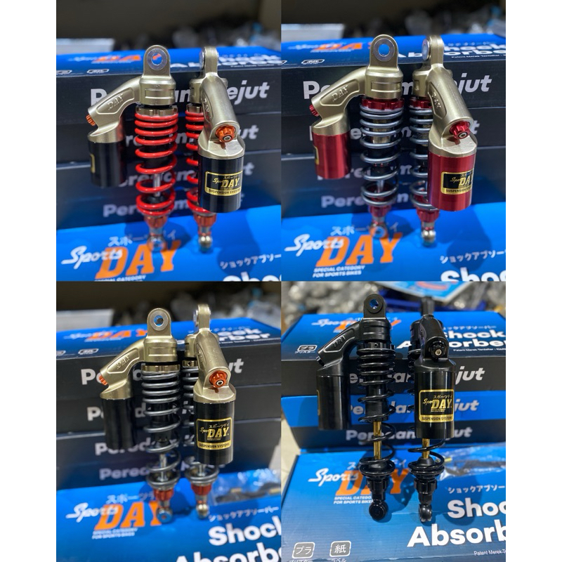 SHOCK TABUNG COPY RCB KTC EVO SERIES EXTREME 320MM SEPASANG KANAN KIRI REBOUND PABRIK NON CLICK