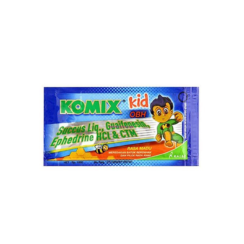 KOMIX KID OBH MADU SACHET Obat Batuk Pilek Anak