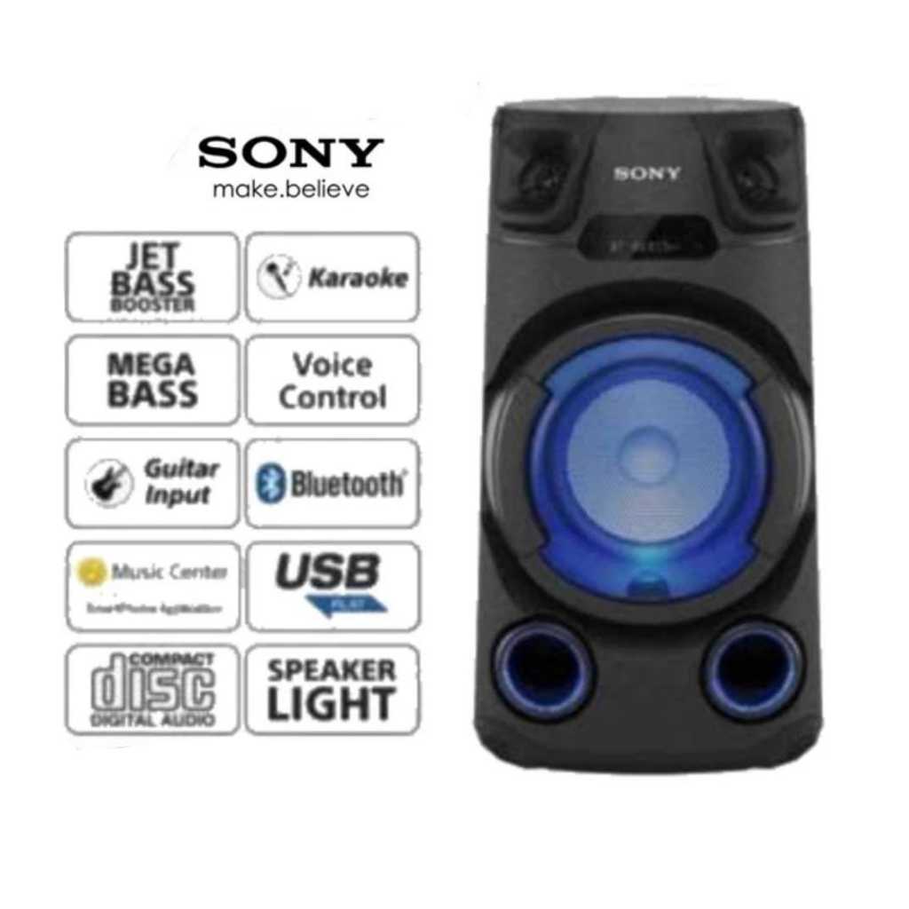 SPEAKER SISTEM AUDIO SONY BLUETOOTH MHC-V13d / MHC-V43D / MHC-V83D SONY MINI HIFI GARANSI RESMI (MED