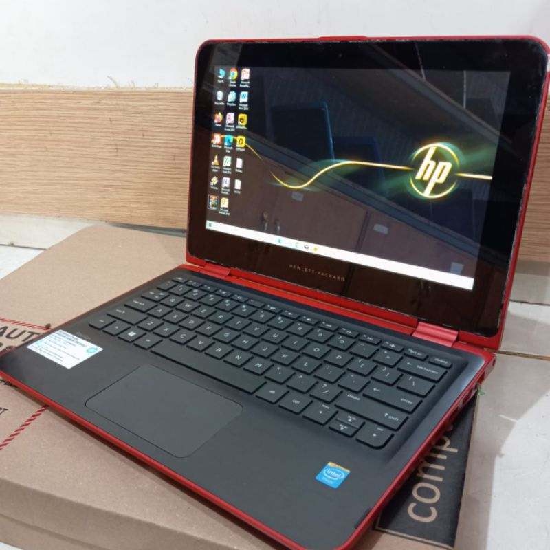 Notebook HP PAVILION X360,Pentium-N3050,Ram 4/500Gb BERGARANSI GARANSI