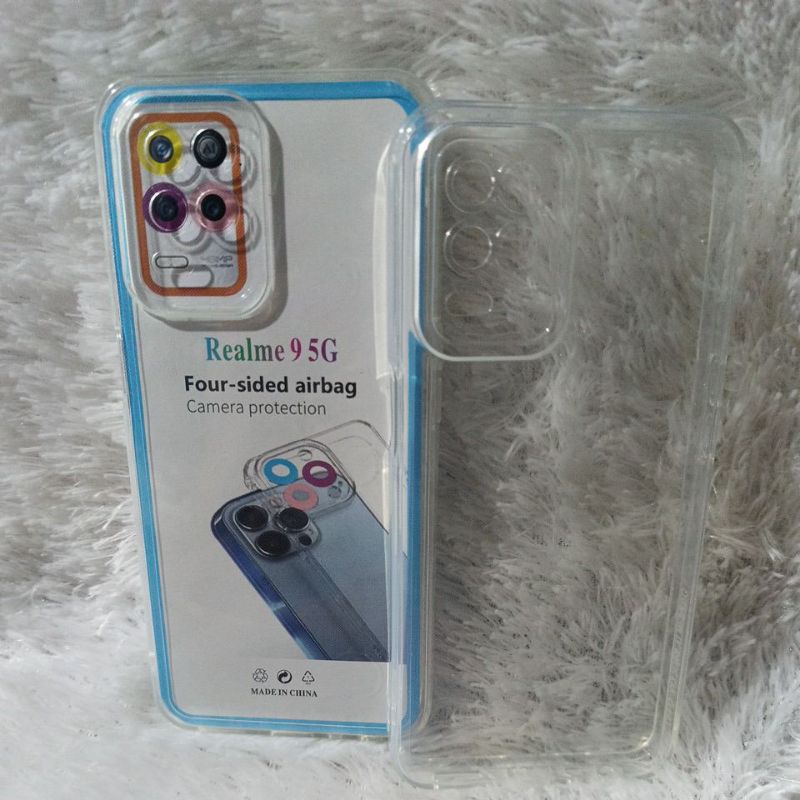 SoftCase Casing Realme 9 5G Realme 8 5G Silikon Bening Transparan Protic Camera