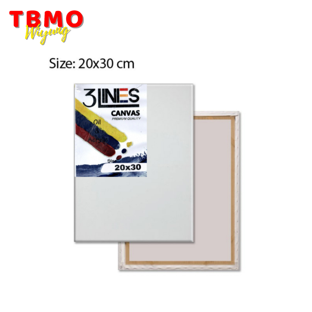 

TBMO Kanvas 3 Lines Bantex 20x30cm Premium Quality KV020X030