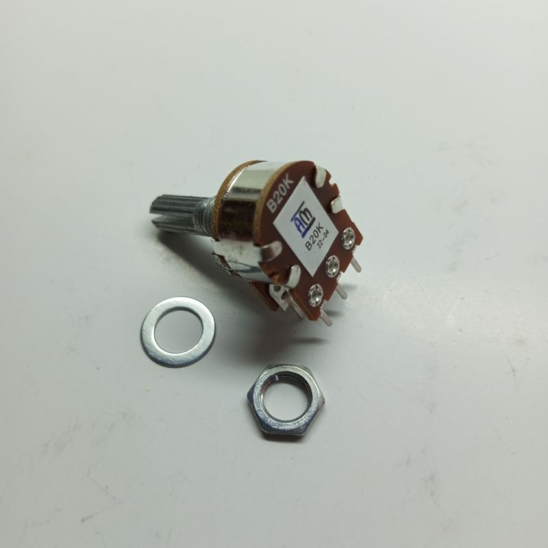 Potensio stereo 20k Am potensiometer