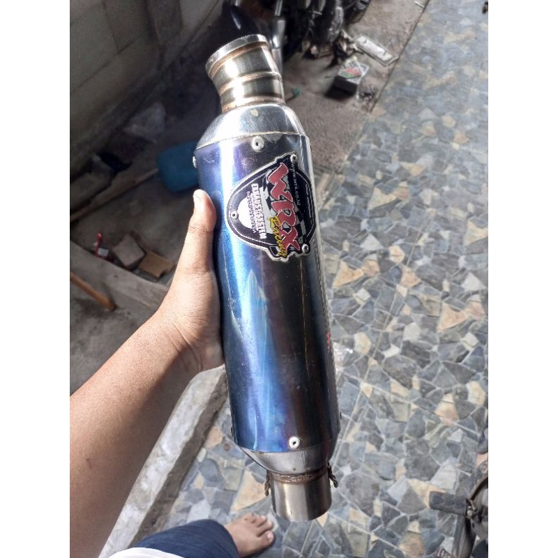 wrx trioval half blue,