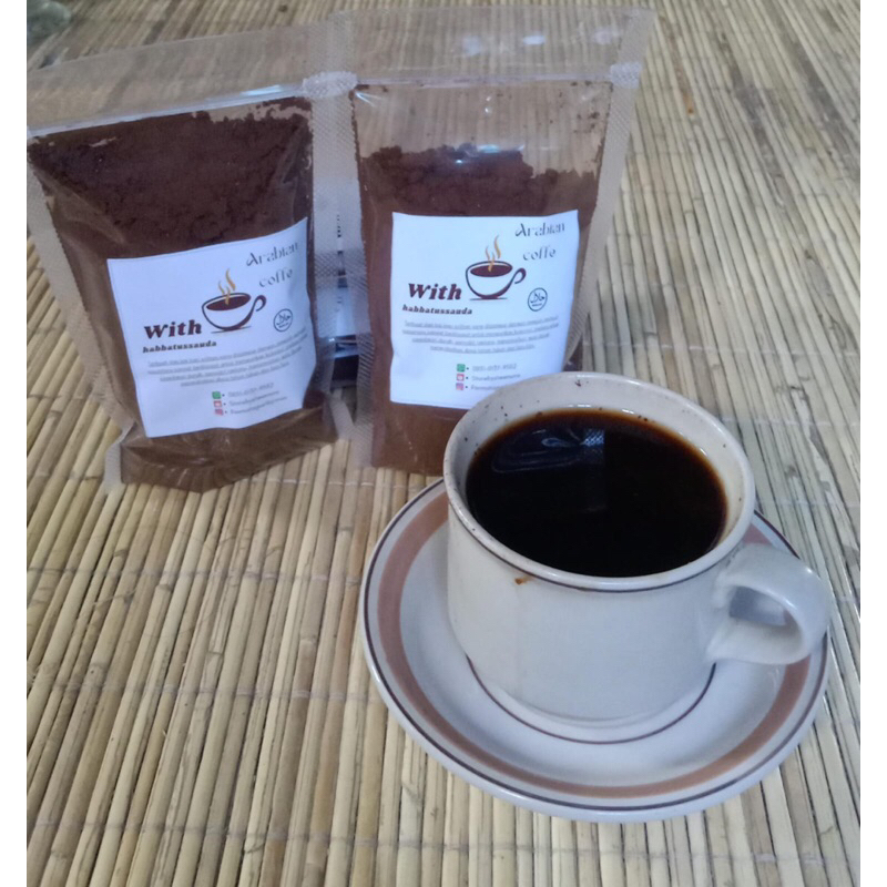 

Arabian coffe with habbatussauda (kopi jintan hitam)