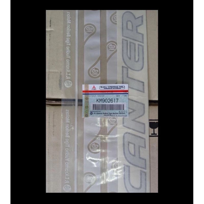 STIKER STICKER CANTER MITSUBISHI CANTER ORIGINAL