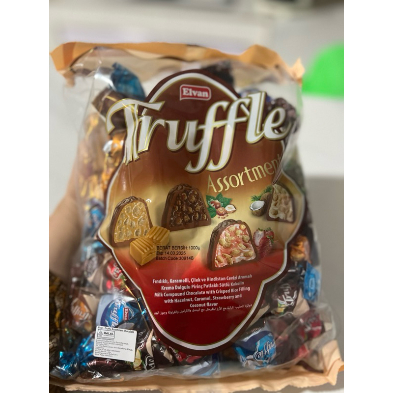 

COKLAT TRUFFLE KEMASAN 1KG||COKLAT BUNGKUS WARNA WARNI