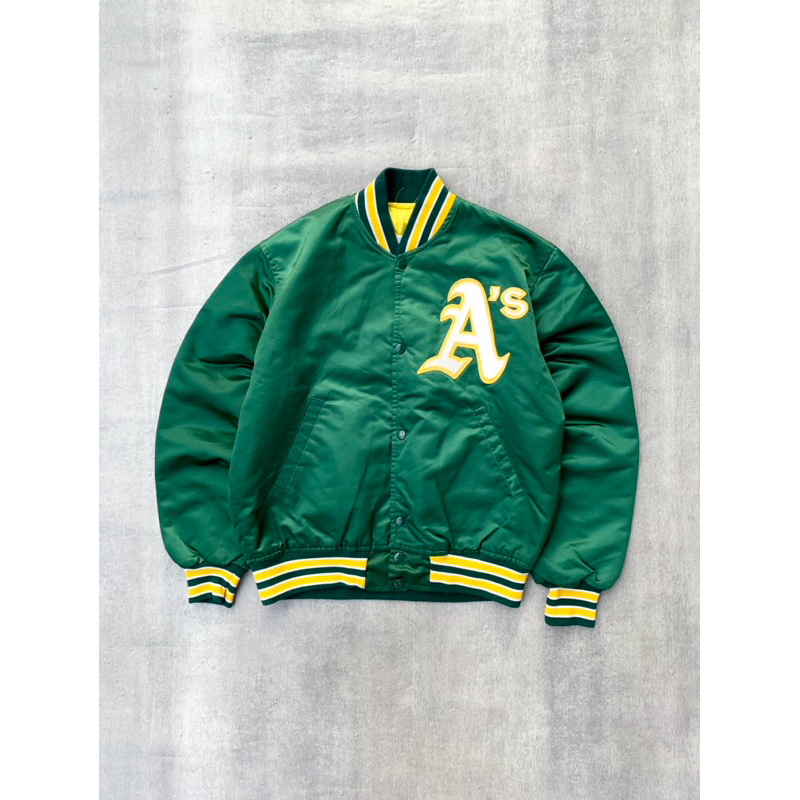 Vintage Oakland Athletics By Starter Varsity Jacket