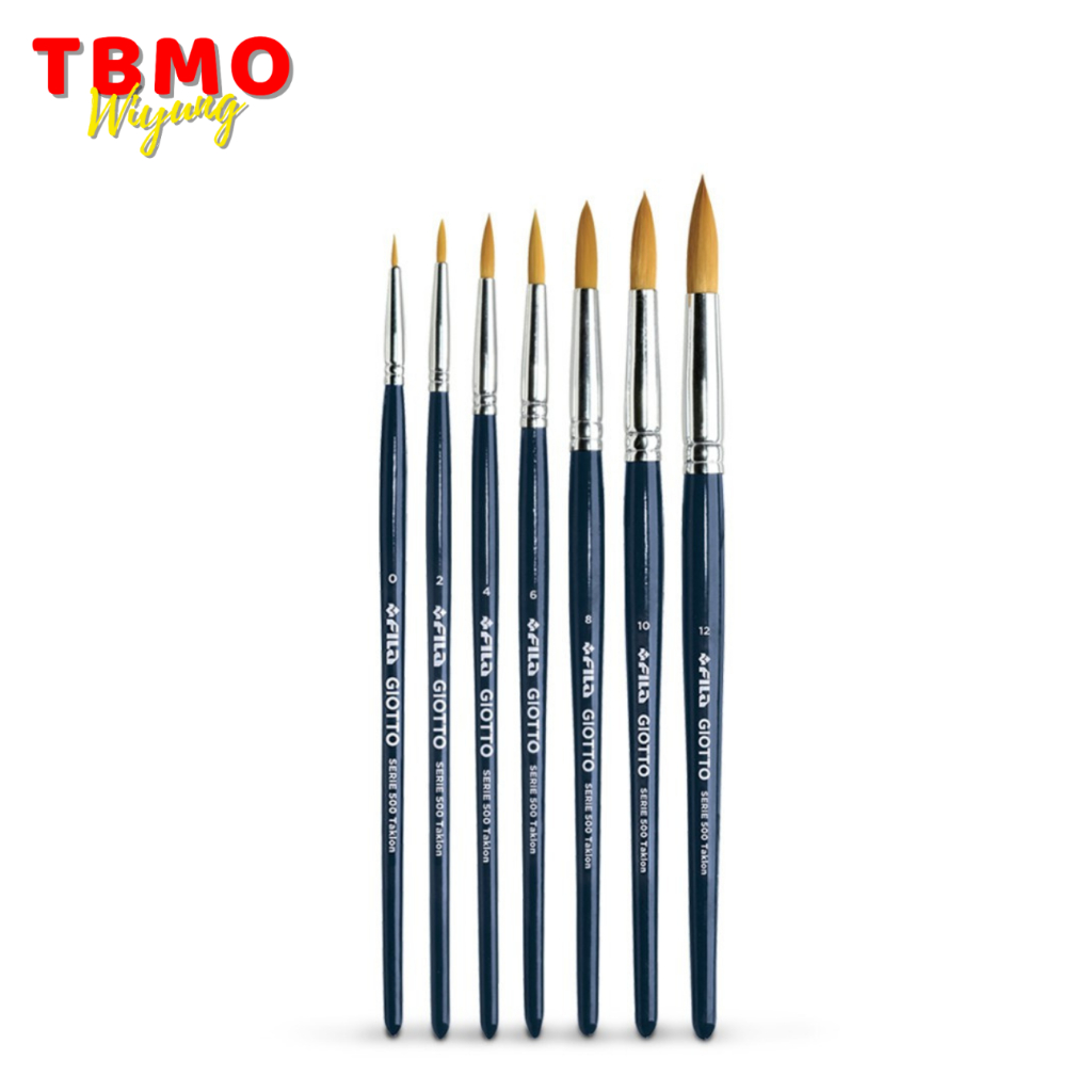 

TBMO Giotto Kuas Lukis Art Brush Round 500 - Pcs