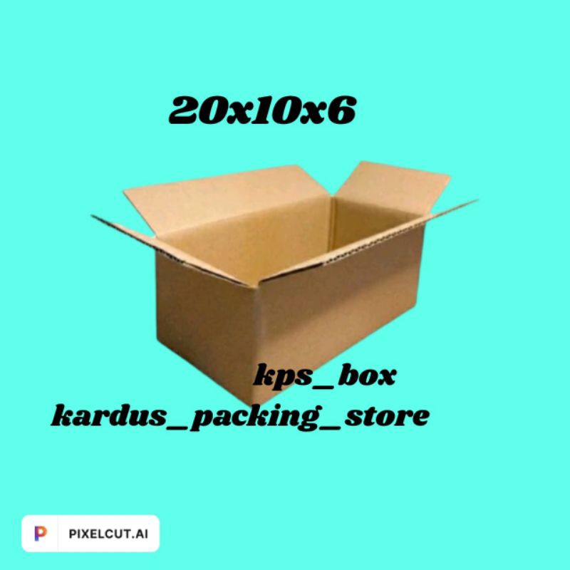 

kardus bok packing 20x10x6