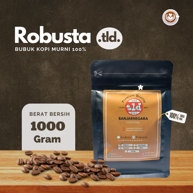 

Kopi Robusta Tld 1000 gram