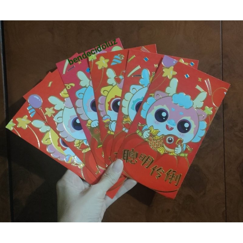 

kertas Angpao panjang isi 6 lembar