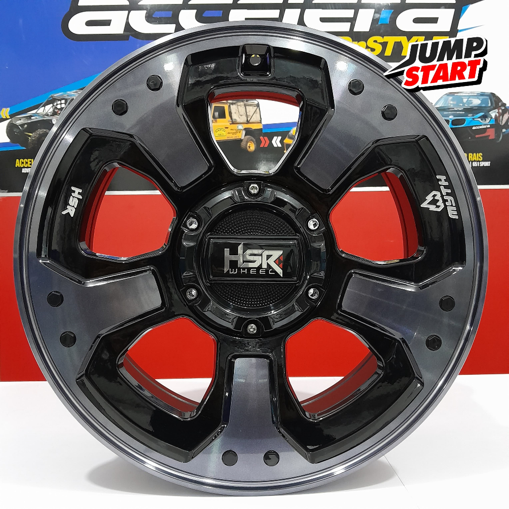 Velg mobil murah ring 18 HSR Wheel Myth03 untuk Expander terios veloz lebar 8 offset 40 high quality