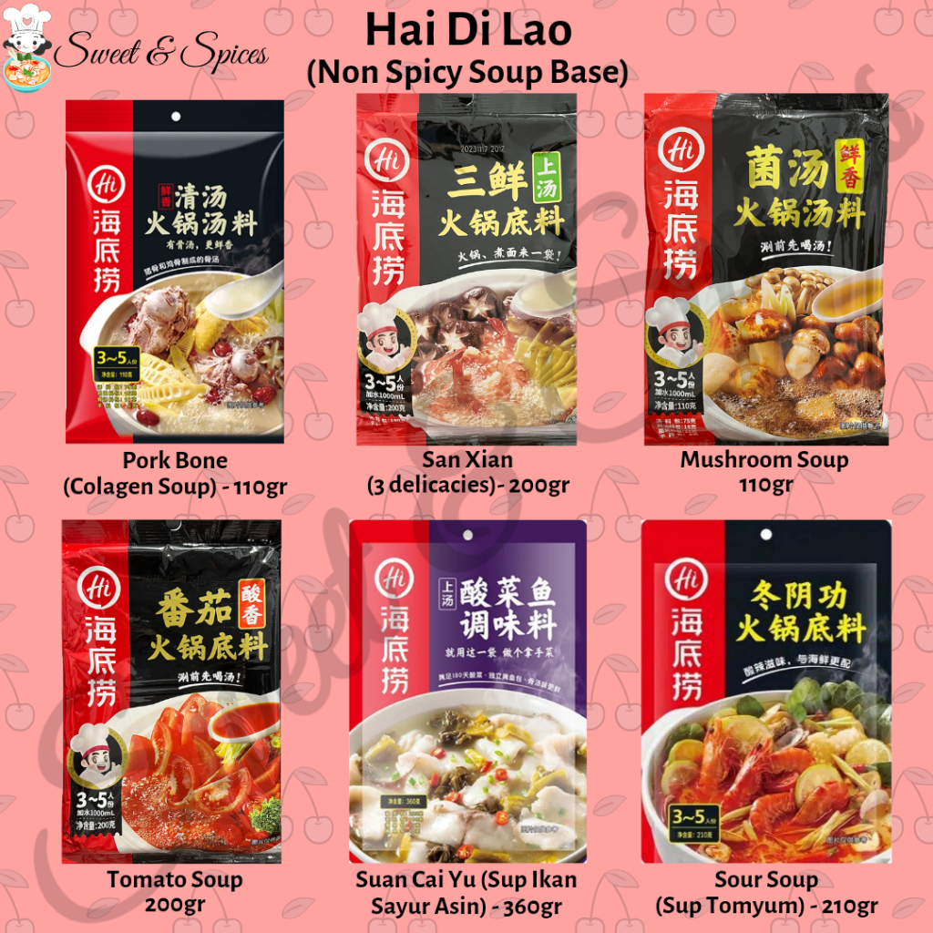 

Haidilao Bumbu Shabu Mala Hotpot Sup Hai Di Lao Soup Seasoning