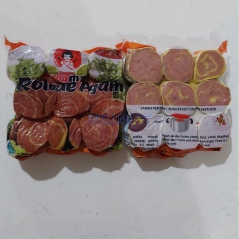 

Ayoma Rolade Ayam 450g Isi 18 Pcs Rollade Daging Ayam Halal